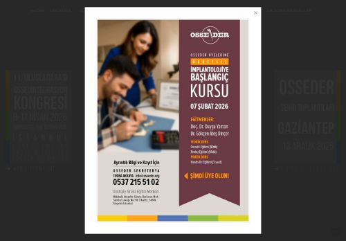 OSSEDER - Osseointegrasyon Derneği