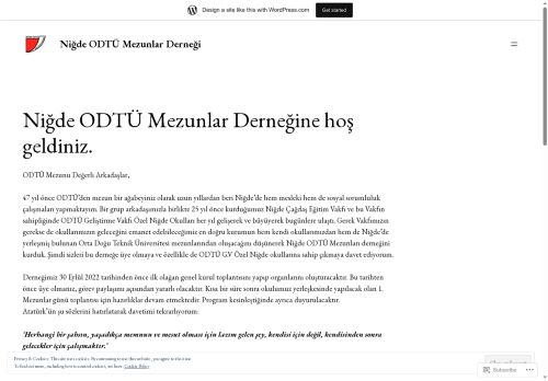 Niğde ODTÜ Mezunlar Derneği