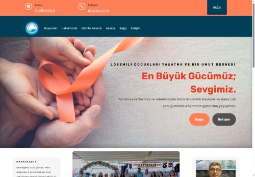 LÖSEMİLİ ÇOCUKLARI YAŞATMA VE BİR UMUT DERNEĞİ