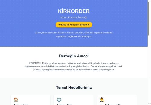 Kiracı Koruma Derneği (KİRKORDER) Tanıtımı ve Üyelik Avantajları Kopyası