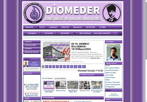 DİOMEDER - DEMİRCİ İLKÖĞRETMEN OKULU MEZUNLARI DERNEĞİ - Anasayfa