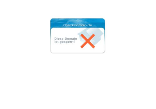 Kundendomain ist gesperrt