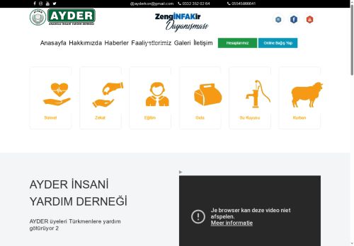 Ayder İnsani Yardım Konya