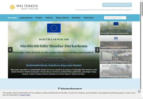 WRI Türkiye | Kentlerde yaşayan milyonlarca insana daha iyi yaşam kalitesi sunmak için çalışıyoruz.