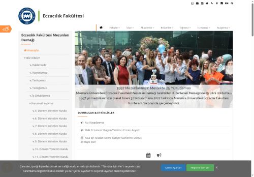Eczacılık Fakültesi Mezunları Derneği - Eczacılık Fakültesi - Marmara Üniversitesi