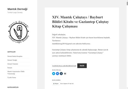 Mantık Derneği – Turkish Logic Society