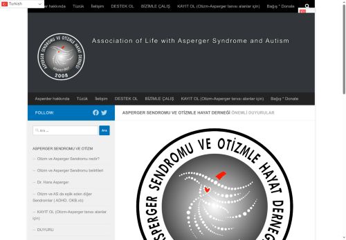 Asperger Sendromu ve Otizmle Hayat Derneği