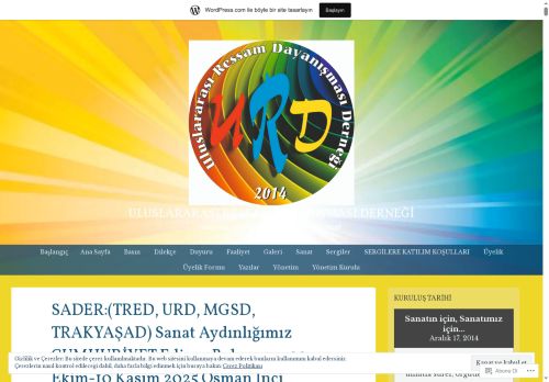 Uluslararası Ressam Dayanışması Derneği | ulusalda ve evrenselde ortak dilimiz sanat