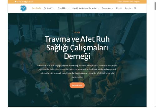 Travma ve Afet Ruh Sağlığı Çalışmaları Derneği Resmi Web Sitesi | TARDE