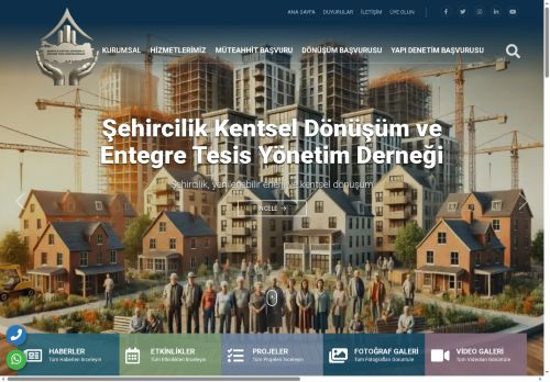 Şehircilik Kentsel Dönüşüm ve Entegre Tesis Yönetim Derneği