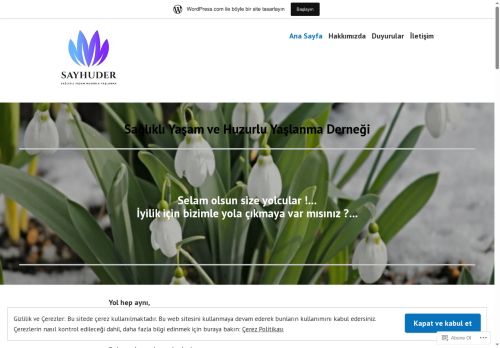 SAYHUDER – Sağlıklı Yaşam ve Huzurlu Yaşlanma Derneği