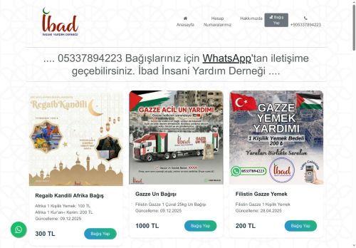 İbad Yardım - İbad İnsani Yardım Derneği
