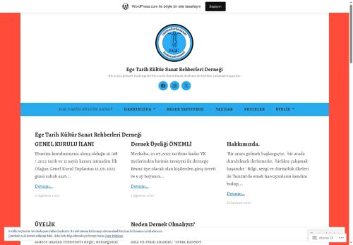 Ege Tarih Kültür Sanat Rehberleri Derneği – Bir araya gelmek başlangıçtır bir arada durabilmek ilerlemedir birlikte çalışmak başarıdır.