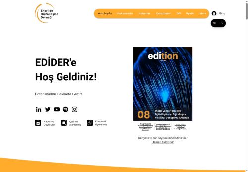 Enerjide Dijitalleşme Derneği | EDİDER | Ankara