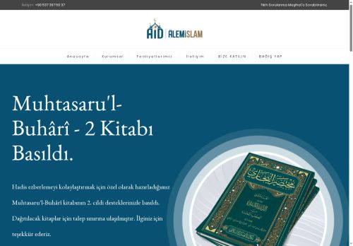 Anasayfa - ALEMİ İSLAM İLİM VE HİZMET DERNEĞİ