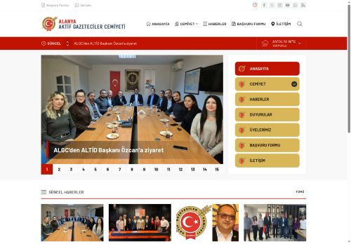 Alanya Aktif Gazeteciler Cemiyeti - Alanya Aktif Gazeteciler Cemiyeti Web Sitesi