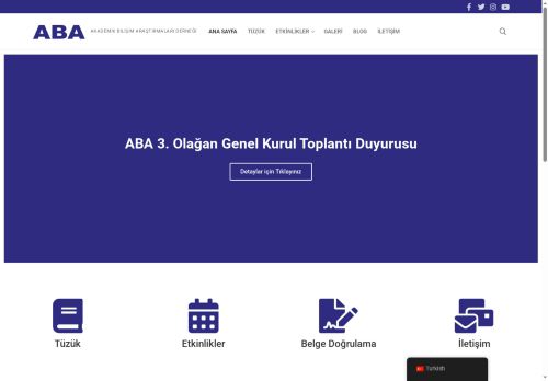 ABA - Akademik Bilişim Araştırmaları Derneği