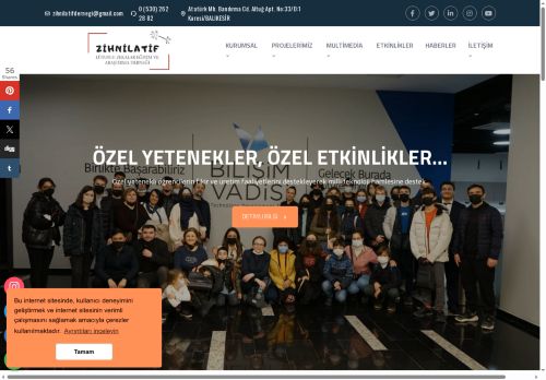 ZİHNİLATİF Derneği Web Sitesi