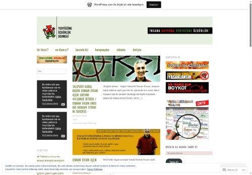 Yeryüzüne Özgürlük Derneği | Hayvana, İnsana, Yeryüzüne Özgürlük!