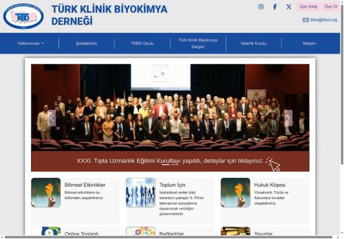 TÜRK KLİNİK BİYOKİMYA DERNEĞİ | TÜRK KLİNİK BİYOKİMYA DERNEĞİ