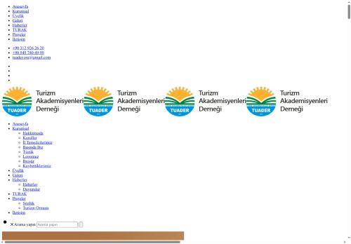 Turizm Akademisyenleri Derneği – Turizmin dünü, bugünü ve yarını için
