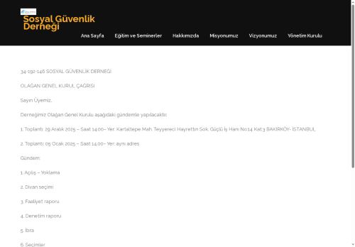 Sosyal Güvenlik Derneği