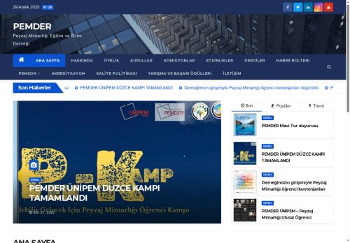 PEMDER – Peyzaj Mimarlığı Eğitim ve Bilim Derneği