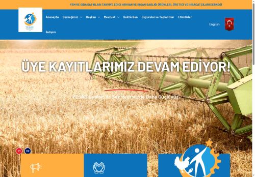 YESAD - YEM VE GIDA KATKILARI TAKVİYE EDİCİ HAYVAN VE İNSAN SAĞLIĞI ÜRÜNLERİ, ÜRETİCİ VE İHRACATÇILARI DERNEĞİ