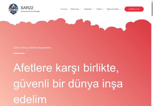 SAR22 | Profesyonel Arama Kurtarma ve Afet Müdahale Ekibi
