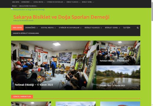 Sakarya Bisiklet ve Doğa Sporları Derneği – Sakarya'da Bisiklete Binilir