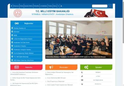 İSTANBUL / ARNAVUTKÖY - Anafartalar Ortaokulu