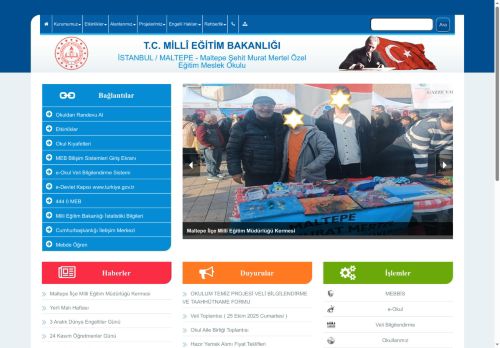 İSTANBUL / MALTEPE - Maltepe Şehit Murat Mertel Özel Eğitim Meslek Okulu