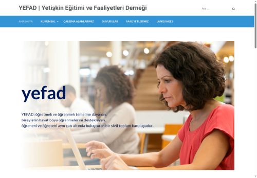 Anasayfa - YEFAD | Yetişkin Eğitimi ve Faaliyetleri Derneği