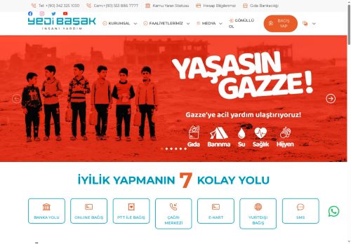 Yedi Başak İnsani Yardım Derneği - Yedi Başak | İnsani Yardım Derneği