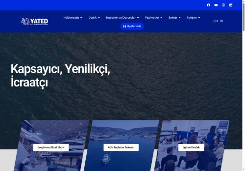 YATED - Yat ve Tekne Endüstrisi Derneği - Anasayfa