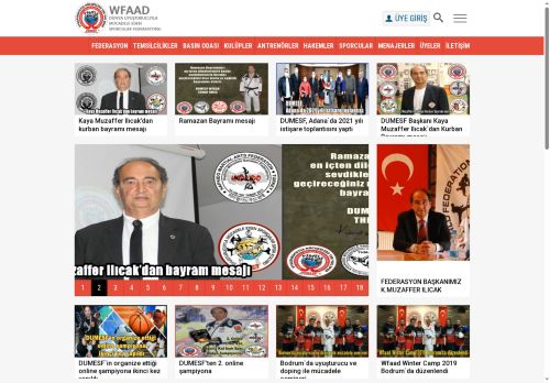 WFAAD DÜNYA UYUŞTURUCUYLA MÜCADELE EDEN SPORCULAR FEDERASYONU