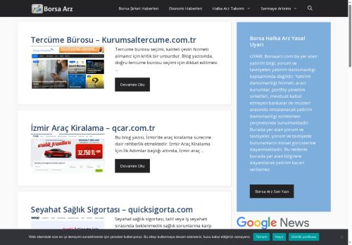 Borsa Halka Arz Takvimi ve Şirketler Hakkında Bilgiler - Borsa Halka Arz