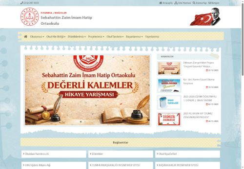 İSTANBUL / BAĞCILAR - Sebahattin Zaim İmam Hatip Ortaokulu