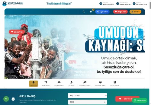 Umut Yolcuları - Yardım ve Bağış Platformu