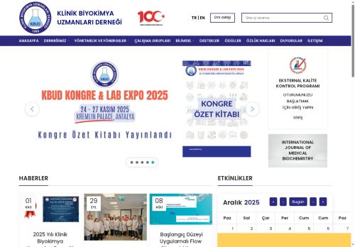 KBUD.ORG.TR – Klinik Biyokimya Uzmanları Derneği