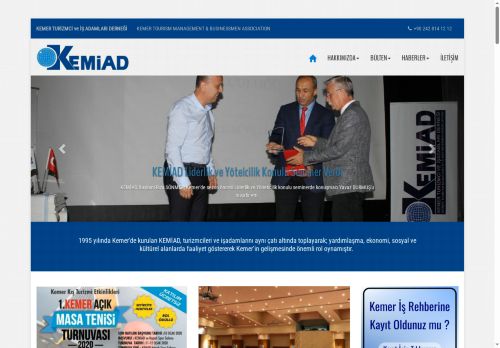 KEMİAD - KEMER TURİZMCİ ve İŞ İNSANLARI DERNEĞİ