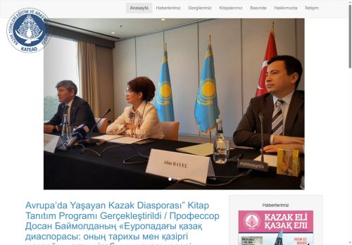 KATEAD I Kazak Türkleri Eğitim ve Araştırma Derneği