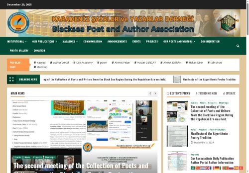 KAŞYAD | Karadeniz Şairler ve Yazarlar Derneği – Blacksea Poet and Author Association – Gelin bir iz bırakalım dünyaya!