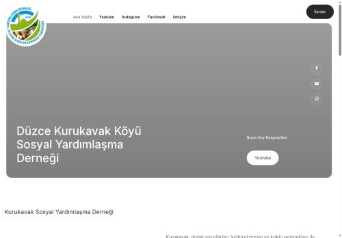 Kurukavak Köyü – Sosyal Yardımlaşma Derneği Akçakoca DÜZCE