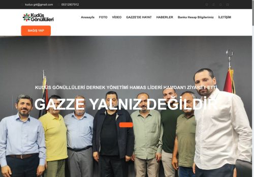 KUDÜS GÖNÜLLÜLERİ DERNEĞİ