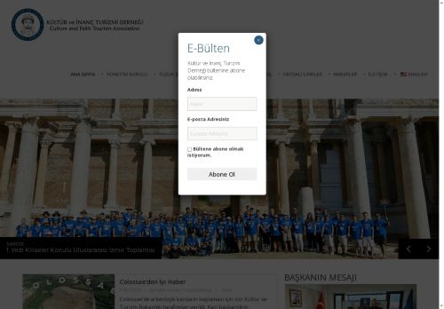 Ana Sayfa - Kültür ve İnanç Turizmi Derneği