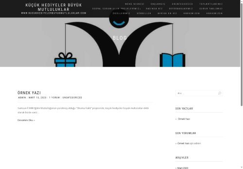 Küçük Hediyeler Büyük Mutluluklar – www.kucukhediyelerbuyukmutluluklar.com