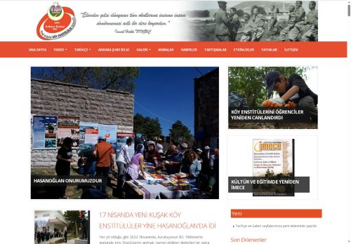 Yeni Kuşak Köy Enstitülüler Derneği Ankara Şubesi - Ana Sayfa