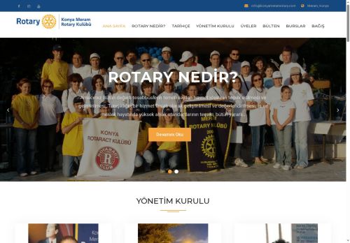 KONYA MERAM ROTARY KULÜBÜ - ANA SAYFA