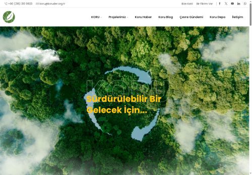 KORU | Sürdürülebilir Yaşam ve Çevreyi Koruma Derneği